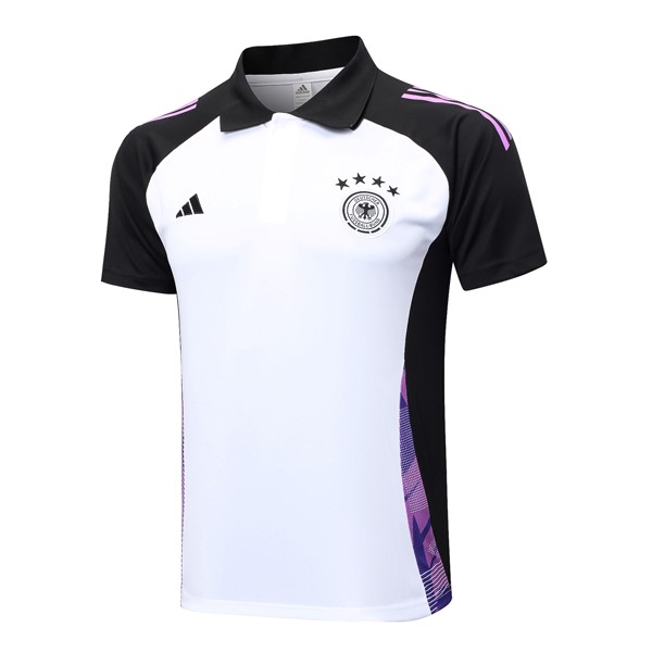 Polo Alemania 2024/25 Blanco Negro 2